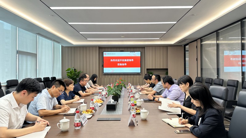 j9游会真人游戏第一品牌黨委副書記、副董事長、總經理謝功益一行赴凱峰物產調研